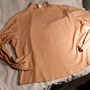 "Its" Carmel colored NWOT long sleeve